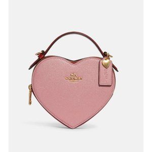 Coach C6952 Heart Women's Crossbody Bag - Pink